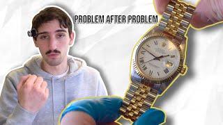 Fixing A Social Media Watch Dealers Mistake.. Rolex 16013 "BUCKLEY" Service