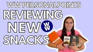 HEALTHY SNACK REVIEW | Trying New Healthy Snack Suggestions | WW PersonalPoints/Calories