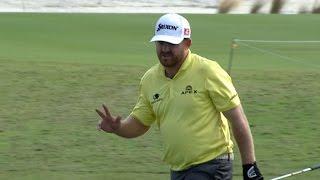 J.B. Holmes takes 2 attempts for chip-in at Hero World Challenge