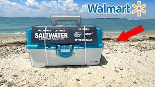 Is a LOADED Walmart Tackle Box a SCAM?? (Fishing Experiment)