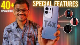 vivo T4x 5G Tips & Tricks l 40+ Special Hidden features of vivo T4x