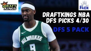 DraftKings NBA DFS Picks - Friday 4/30