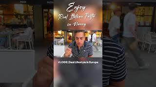 Enjoy Real Italian Pasta In Nancy France | Vlogs - Desi Engineer`s lifestyle in Europe #realpasta