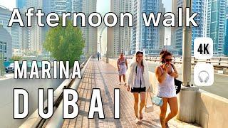 Dubai Marina afternoon walk | Summer in Dubai