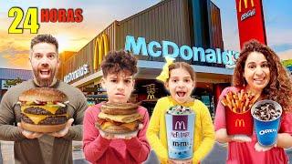 24H comiendo SOLO MCDONALDS|4PLUSONE