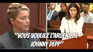 Camille Vasquez détruit Amber Heard (l'affaire des 7 millions de dollars jamais donné)