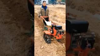 New multifunctional hand-held double-chain track micro-tillage machine#tractor #agriculturer