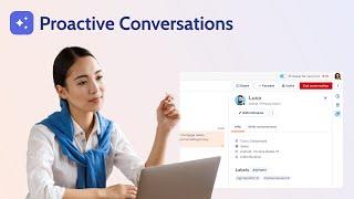 Proactive client conversations with AI