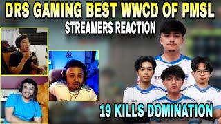 DRS Gaming 19 Kills Dominating Chicken Dinner at PMSL CSA | Streamers Reaction  | Clash with kvn