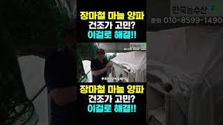 [한국농수산TV] 장마철 마늘 양파 건조고민? 차압식 건조기로 고민 해결