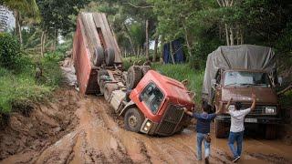 Stupid People Working on Heavy Equipment and Amazing Recklessness on Trucks