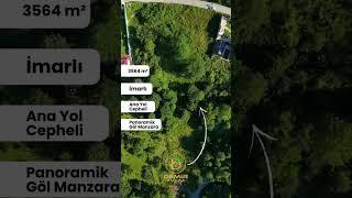 Sapancada panoramik göl manzaralı satılık imarlı arsa