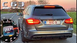 C63 AMG Estate 476HP // 0-100 100-200 TOP SPEED & POWERSLIDES