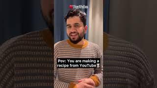 Pov: You are making a recipe from YouTube ‍