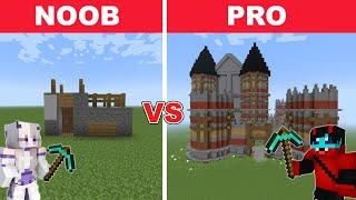 NOOB vs PRO: I Cheated in a Build Challenge in Minecraft