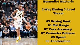 Jsmooth Bennedict Mathurin Small Forward Build