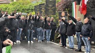 Neo-fascists mourn Mussolini on Lake Como