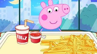 Heo peppa ăn gà rán và khoai tây chiên#peppapig #mukbang #asmr