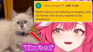 Chat: "Reddit says you are Planning on Keeping John Cat Forever..." Raora:【Hololive EN】