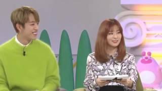 Red velvet Seulgi & Monsta X Jooheon Moment