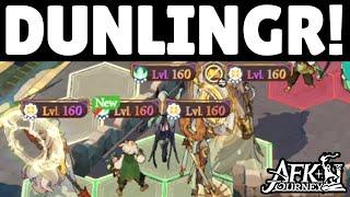 DUNLINGR Arena Test! BEST TEAM Combos! FULL SKILL Explanation! AFK Journey