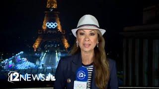 12News' Tram Mai live in Paris for the Olympics Opening Ceremony