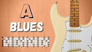 A Major BLUES - Simple Groove Backing Track