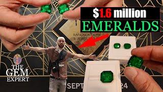 $1.6 Million Emeralds at Gemshow in Bangkok Thailand!