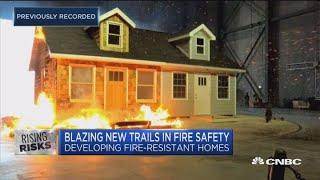 Rising Risks: How these researchers built a fire-resistant home