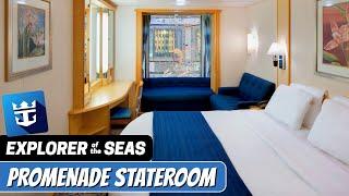 Explorer of the Seas | Promenade Stateroom Tour & Review 4K Royal Caribbean