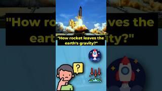 "How Rockets Escape Earth’s Gravity Explained!"  #Rocket Science #shorts #physics #Escape Velocity