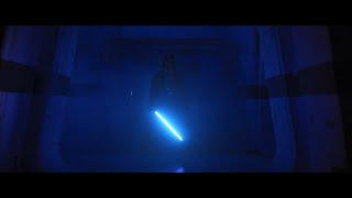 Darth Vader with a BLUE LIGHTSABER