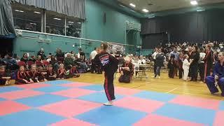 Danni Ayckbourn Matt Fiddes International Championships 2017 Gold place Extreme Kicking competition