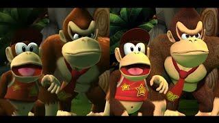 Donkey Kong Country Returns HD Comparison Wii vs Switch