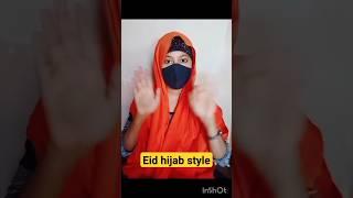 Eid hijab style #hijabstyle #niqab #fashion #simplehijabstyle #hijab#2023 #eidhijab#shorts