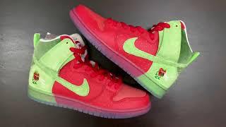 Detailed Look At Nike SB Dunk High | Strawberry Cough | Solevigor