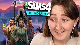 DEATH EXPANSION PACK FOR THE SIMS 4?! (Life & Death Trailer Reaction)