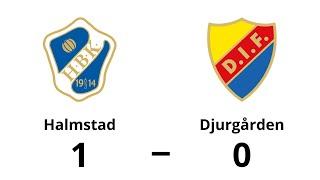 Halmstad BK - Djurgården IF (1-0) | Allsvenskan Höjdpunkter