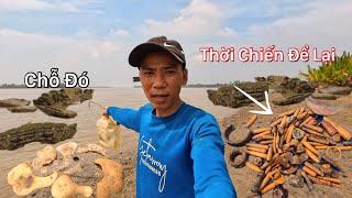 Bất Ngờ Phát Hiện Nhiều Món Đồ Từ Thời Chiến Tranh Để Lại Bị Chôn Vùi Dưới Sông