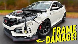 Fixing My Brothers WRECKED Honda Civic Type R