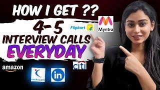 How did I start getting interview calls everyday using Naukri & LinkedIn ||