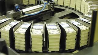 Inside US$ Banknote Factory: Inflation Starts Here (American Money Printing machine process)