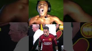 Speed reacts to Antony  #shorts #ishowspeed #ronaldo #antony