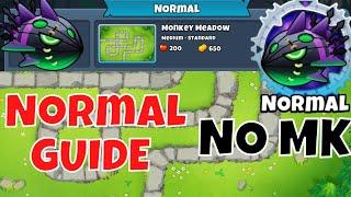 LYCH NORMAL Tutorial - NO MK - Monkey Meadow - BTD6