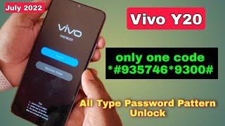 Vivo Y20 Hard Reset Without Password | Vivo Y20 All Type Password Pattern Lock Remove | July 2022 |