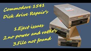 1541 Disc drive repairs File Not Found #commodore64  #retrogaming