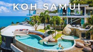 Touring a $7,800,000 Designer Villa with Breathtaking Views of the Sea!!