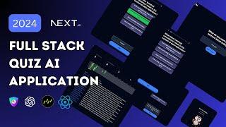 Build a Full-Stack Quiz AI Application - Next.js, Drizzle, TypeScript, Stripe, OpenAI (2024)