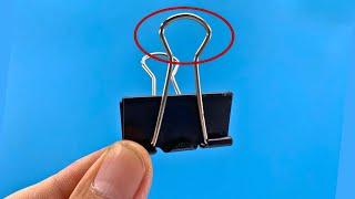 Not many people know the secret of the Paper Clip! Smart ideas