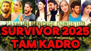 SURVİVOR 2025 ALLSTAR - GÖNÜLLÜLER TAM KADRO